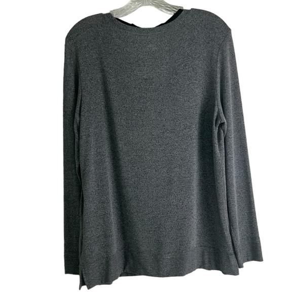 Disney Parks Womens Large Grey Sparkly Rhinestone Mickey Mouse Burnout Top Shirt - Picture 7 of 7